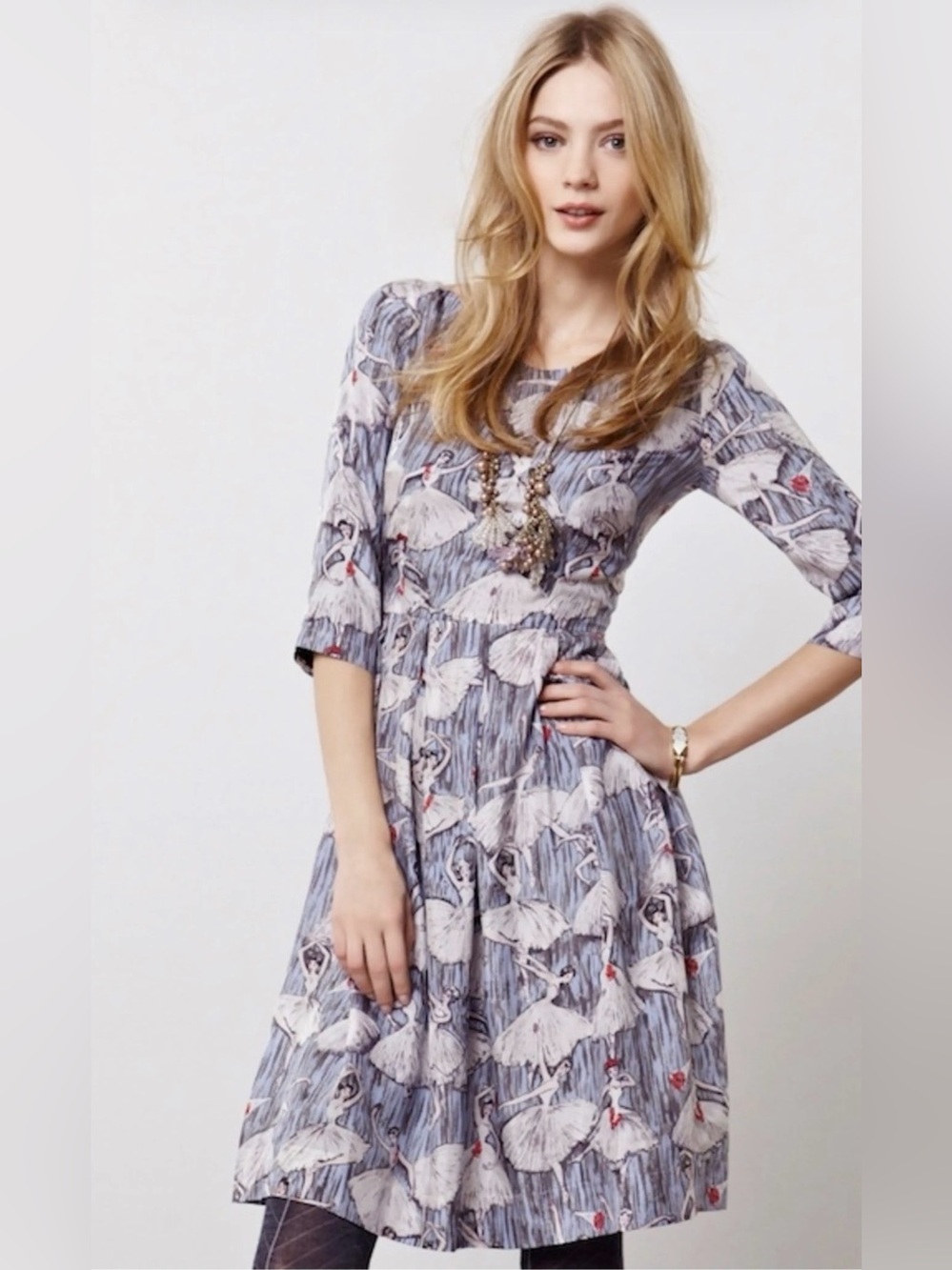 Anthropologie L.P.O. by Laurence Maheo Silk Dress